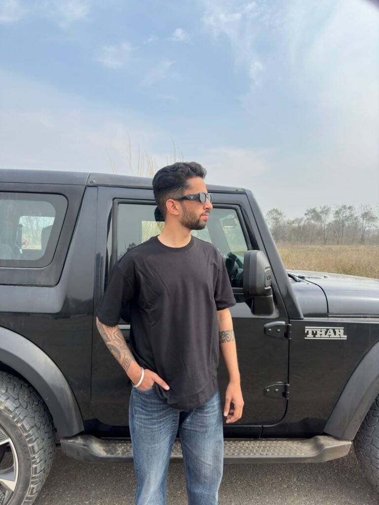 stagnent back print tee