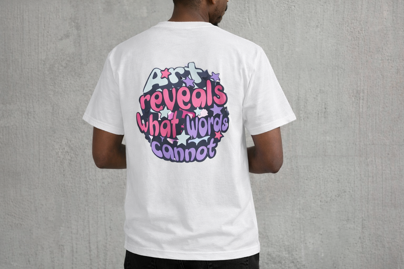 art reveals what words can't